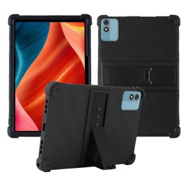 Case for Relndoo T901 Tablet 10.1 inch,Soft Silicone Protector Cover,Kids Friendly,Adjustable Stand Tablet Cover,4 Corners Thicken Shockproof,Black