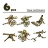 Pamvava Military Weapons Pack, WW2 Army Gear Kit Bricks Accessories