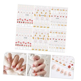 Vaguelly 1set Bunny Nail Art Stickers Cute Rabbit Decals for DIY Nail Decoration Durable Design for Women for Easter and Everyday Use 6sheets