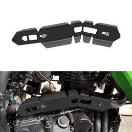 Aluminum Motorcycle Muffler Pipe Heat Shield Guard Cover Compatible with KLR650 2008-2025 Black