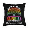Some People Are Like Slinkies Funny Sarcastic Saying Present Throw