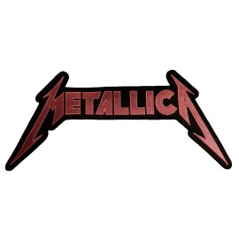 METALLICA logo BACK PATCH in PINK embroidered NEW