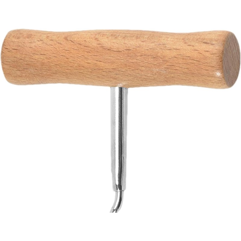 Stainless Steel T-Shape Manual Wine Opener | Professional Corkscrew |