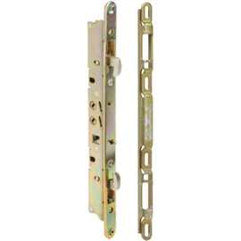 11-3/4" Multi-Point Mortise Lock with Face Plate and Keeper for Sliding Patio Glass Door | Mortise Lock for Patio Sliding Door | Lock Replacement Sliding Door (11-3/4" Mortise Lock and Keeper)
