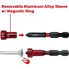 BIG RED BHT-5MTIB01R-4 Torin Hex Shank Screwdriver Bits, Magnetic Torsion