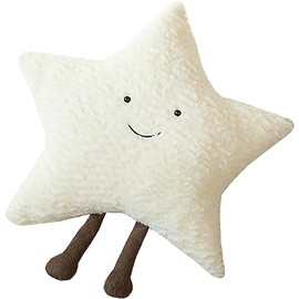 JOSON Cozy Sun Pillow Star Moon Sofa Cushion, Soft Bedside Plush Decorative Pillow, can be Used as a Birthday, for Children and Girls (15.7in, Star)