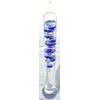 Large 44cm Tall Free Standing Galileo Thermometer with Blue Coloured