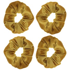 Zac's Alter Ego Set of 4 Value Velvet Hair Scrunchies - Basic Hair Accessory