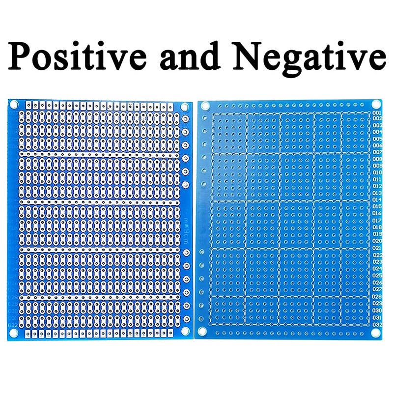 YUNGUI 6PCS Solderable Breadboard,824 Holes 70x90x1.6mm PCB Board for DIY