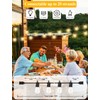 Brightever LED Outdoor String Lights, 75FT Patio Lights with 26