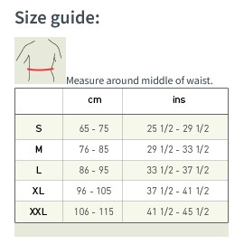 Thermoskin Adjustable Back Stabiliser, L - Large