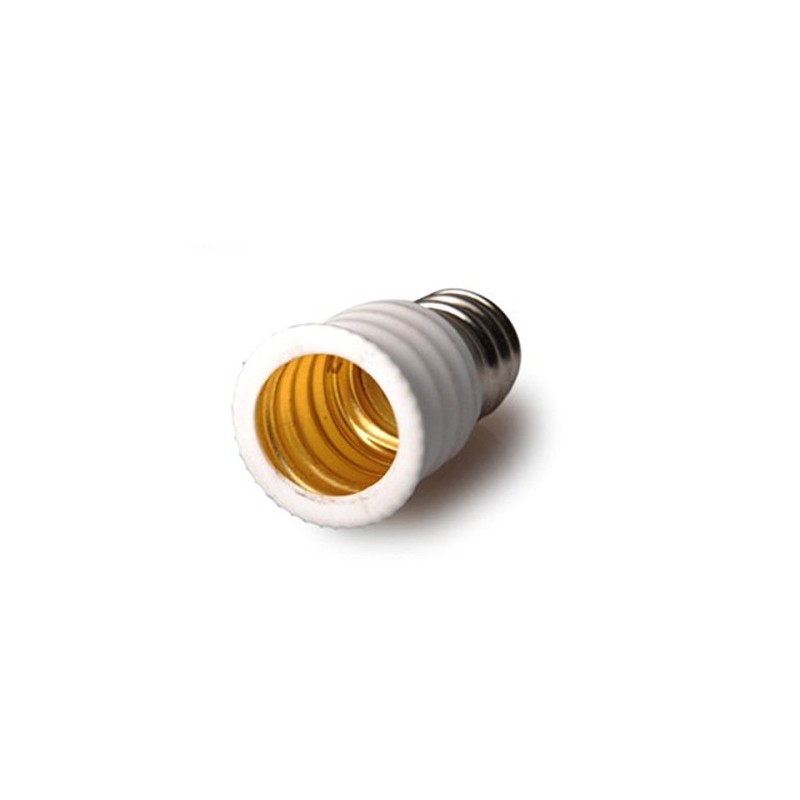 E-simpo® 5-Pack US E12 to EU E14 Light Socket Adapter
