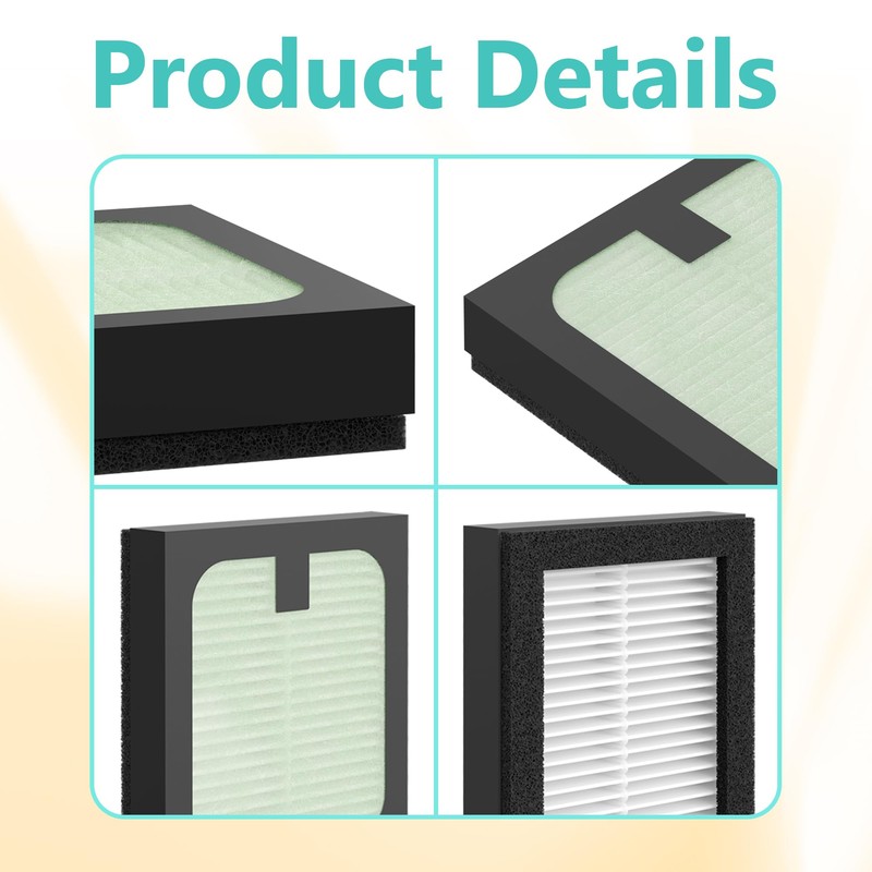 SAKEGDY 8 Pack HEPA Replacement Filter for Baby Brezza Bottle