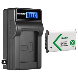 Kastar Wall Charger & 1 Battery for DSC-RX100 II RX100 III RX100 IV RX100 V RX100 VA