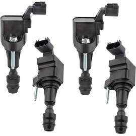 WEDOAUTO Set of 4 Ignition Coil Fit For Buick Lacrosse Regal Verano, For Chevy Captiva Cobalt Equinox HHR Impala Malibu, For GMC Terrain, For Pontiac, For Saturn Replace# ‎UF-491, 12589623, 12578224