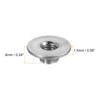 sourcing map M6 T-nuts, 50pcs Carbon Steel Tee Nut Round