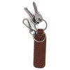 CestAntiQ Genuine Leather Key Ring – Premium Leather Key Fob