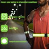 Realand 6pcs Reflective Sash Reflective Running Gear, Adjustable Reflective Wristbands
