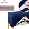 Scheffler Home Chair Cover Stretch Chair Cover Sofia White Ecru