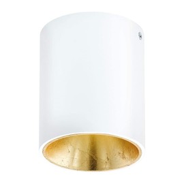 EGLO Wall/Ceiling Lamp, Aluminium, Plastic Integriert, 4 W, White, Gold