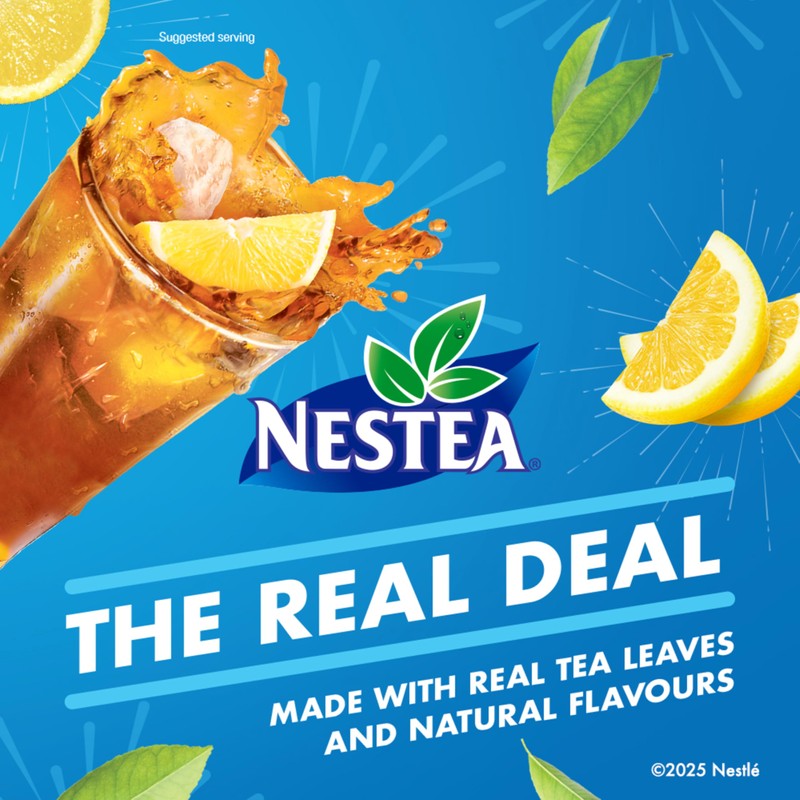 NESTEA Lemon Iced Tea Mix, 715g/25.2 oz., Pouch (Imported from