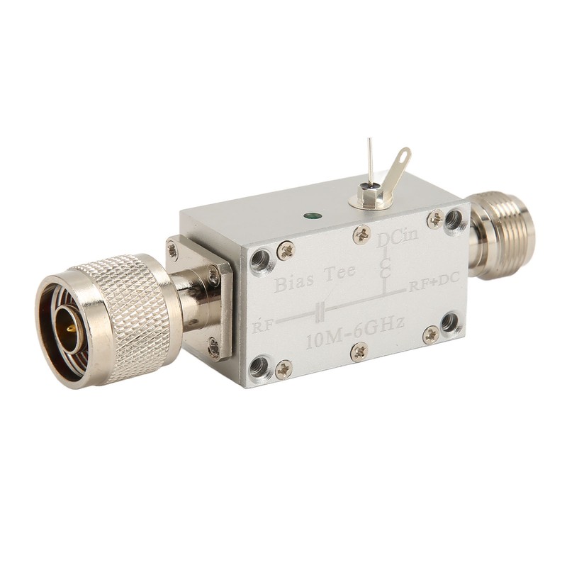 RF Broadband Amplifier 10MHz‑6GHz DC50V Aluminum Alloy RF DC Blocker