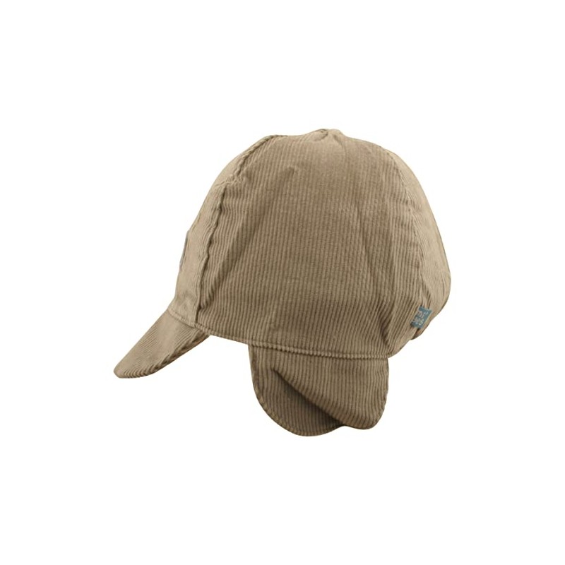 Ex-Store Baby Boys Lined Trapper Hat Grey Teddy in Winter