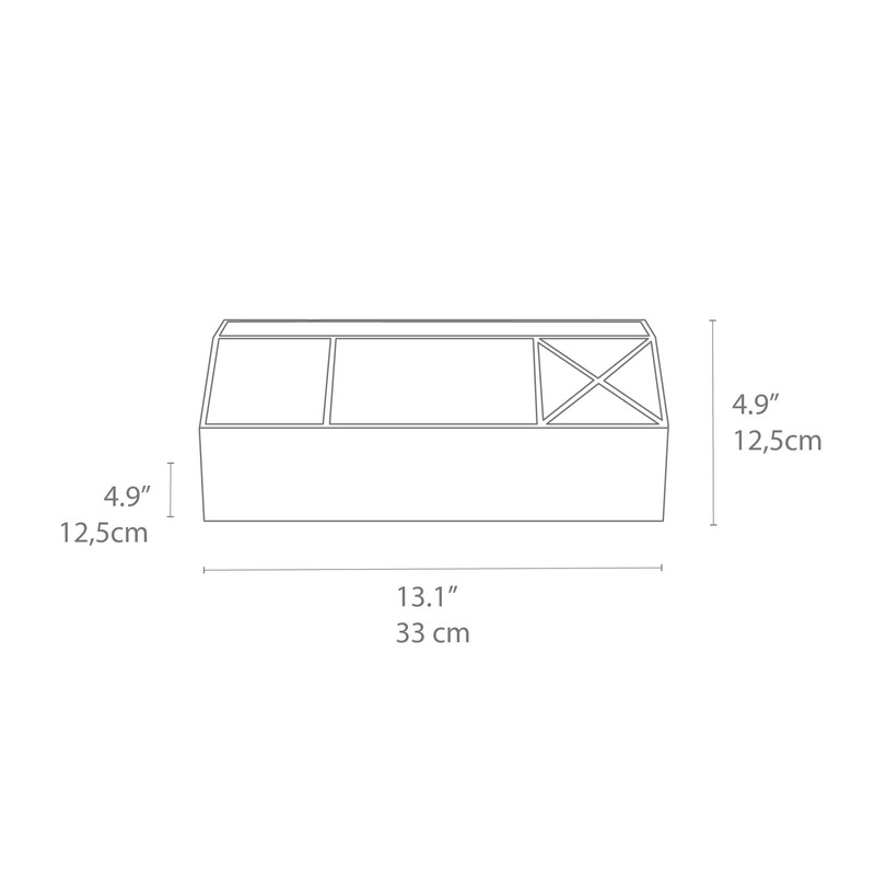 BIGSO ELISA Desk Organiser with 4 Compartments - Organiser System
