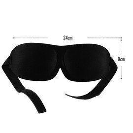 BMC 3D Eye Mask, For Sleeping, Sleep Well Sleep, Lightweight, Ultimate Softness (One Size) Black, Ear Plugs Included