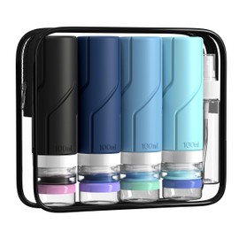 16pack Travel Bottles for Toiletries, Tsa Approved Leak Proof Silicone Travel Containers for Toiletries, Travel toiletry bottles Refillable Liquid Travel Essentials for Shampoo Conditioner Lotion