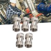 5PCS Plumbing Fittings Stainless Steel Female Thread Pipe Adapter Fittings