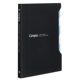 Kokuyo L737D Loose Leaf Binder, Easy to Open with Index, 65 Pieces, B5, 26 Holes, Black