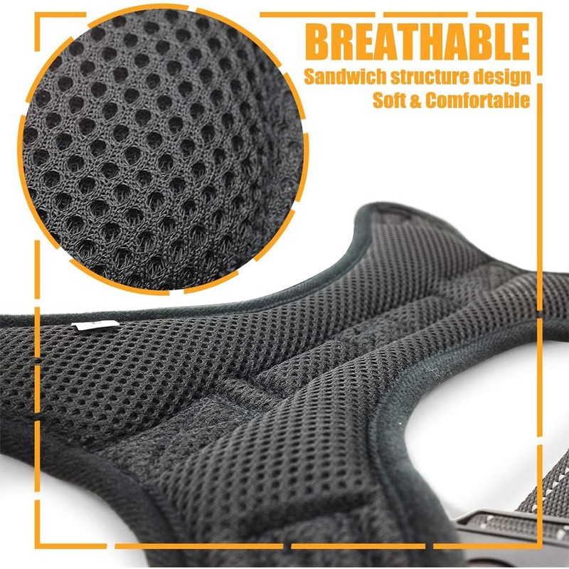 No Pull Dog Harness, Adjustable, Breathable, Reflective, Soft Padded Dog