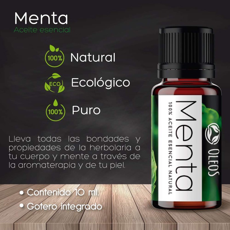 VIDA SCENTS OLEOS Aceite Esencial de Menta 10 ML 100%