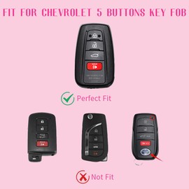 vehicleloong Key Fob Cover Case Shell Keychain for Toyota 2020 2021 2022 2023 2024 2025 RAV4 Camry Corolla Highlander Avalon 4Runner Prius C-HR GR86 Accessories Bling Girly Women, Silver White, TPU