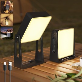 Rechargeable LED Camping Lanterns - 2 Pack with 360° Stand