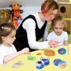 Beadthoven 8 Pieces Diamond Painting Coasters with Holder, Nightfall Ocean
