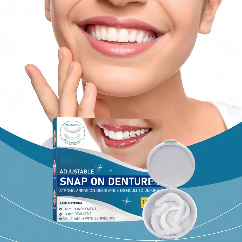 Snap on Veneers Dentures Fake Teeth,Snap on Veneers Teeth,Temporary Ve/neers