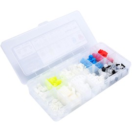 OAUTOO 115pcs fits Honda Acura Body Side Molding Clips Assortment Front and Side Door Exterior Trim Moulding Clip Kit