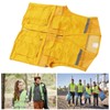 Volunteer Vest for Event Work Clothes with Multi Pockets Yellow
