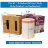 Grocery Bag Holder & Trash Bag Dispenser, Large 2-in-1, Extra