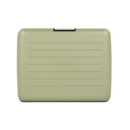 ÖGON - DESIGNS- [OGON] SMART CASE V2 Large France Aluminum Card Holder Credit Card Case Skimming Prevention Large Capacity Large Capacity Chabara Coin Purse Coin Purse Coin Purse Coin Wallet, green, L