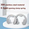 Qrity 100 PCS Stainless Steel Circlips, External Retaining Ring, Retaining