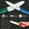 Vos Ceramic Knife Set with Block, Ceramic Knives Set For