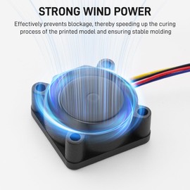 YIBEICO 2Pcs Hotend Cooling Fan for Bambu lab X1/X1C 3D Printer,Brushless Fan for Printer Cooling,NOT Compatible with P1 and A1 Series (Fit for X1/X1C)