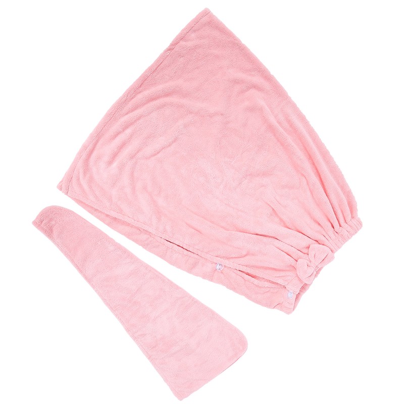 Bath Towel Wrap Coral Fleece Spa Women Adjustable Shower Wrap