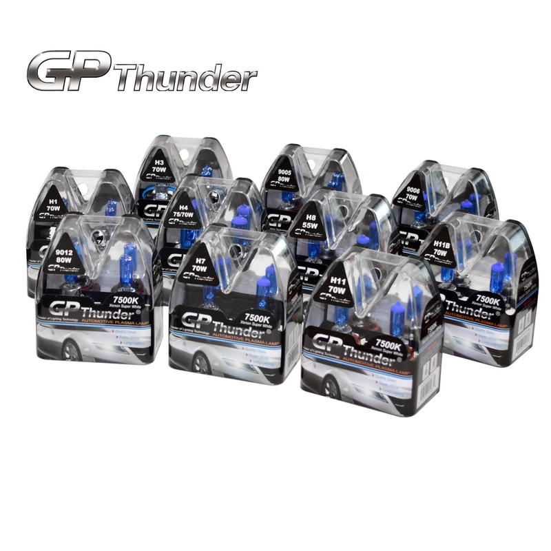GP Thunder H7 Super White 7500K 55W Xenon Quartz Halogen