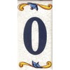 House Number Plates with Numbers and Numbers on Ceramic Tile