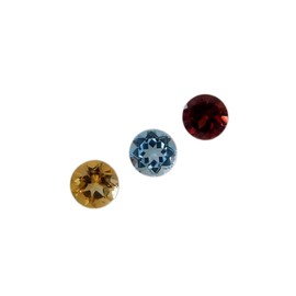 Myhealingworld - Piedras múltiples calibradas de calidad AAA redondas de 6 mm de corte brillante, piedras preciosas sueltas, cristales de chakra curación para hacer joyas, caja de colores mezclados,