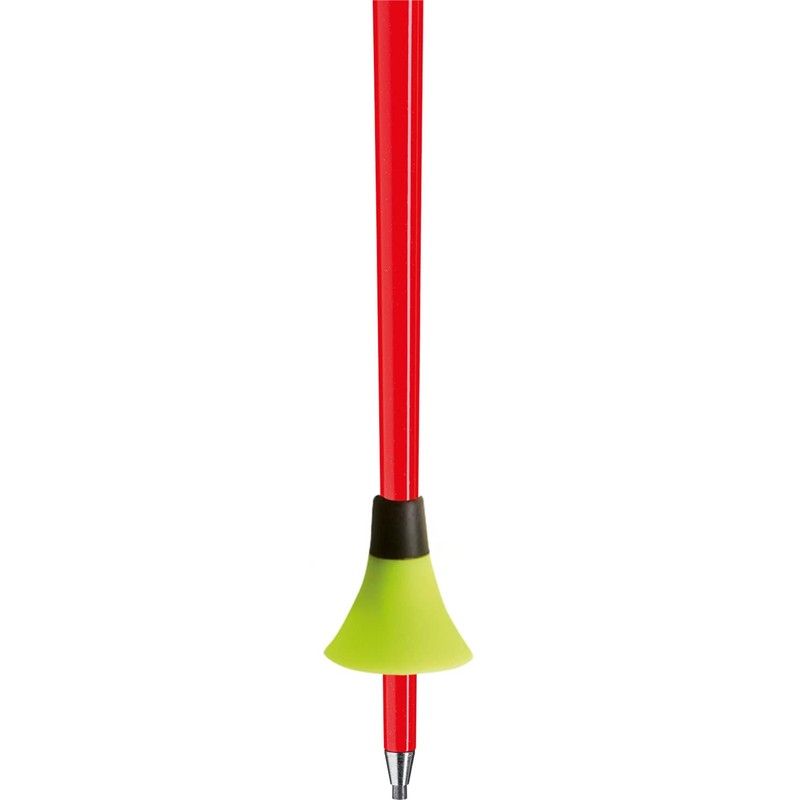 LEKI 115 Unisex Adult Ski Poles, Luminous Black, Neon Yellow,